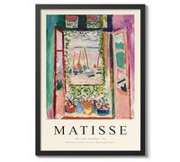 The Open Window Henri Matisse Poster, Modern Art Exhibition Print, Abstract Boho Wall Art, Home Decor Design And Decoration, 50x70cm (Print Only) - 50x70cm