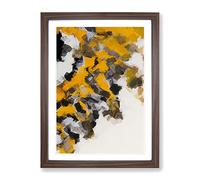The Opposition Abstract Framed Print | A2 Walnut Framed Wall Art | Ready to Hang | Abstract Fantasy Picture | Living Room Bedroom Lounge Office