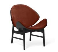 The Orange Armchair with Seat and Back Upholstery Ritz 3701/ Black Oak