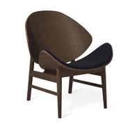 The Orange Armchair with Seat Upholstery Sprinkles 794/Smoked Oak