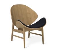 The Orange Armchair with Seat Upholstery Sprinkles 794/ White Oak