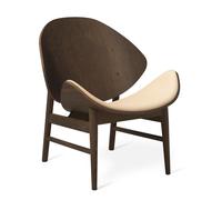 The Orange Armchair with Seat Upholstery Vegetal 090/Smoked Oak