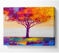 The Orange Tree Paradise Canvas Print Wall Art - Medium 20 X 32 Inches