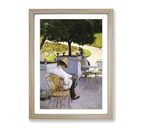 The Orange Trees By Gustave Caillebotte Classic Painting Framed Print | A3 Oak Framed Wall Art | Ready to Hang | Classic Floral Picture | Living Room Bedroom Lounge Office