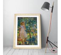 The Orchard, 1937 By Henry Tonks Stunning Framed Wall Art Print Picture - A3 - Light Oak Frame