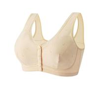 The Order Front Fastening Bras for The Elderly Women UK Plus Size Sale, Oversized Non Wired Comfortable Push Up Everyday Sports Bras Women Floral Wireless Full Cup Bralettes Yoga Running Lace Bra