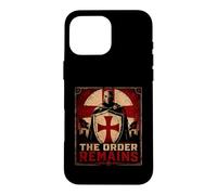 The Order Remains Templar Crusader Knight Cross Case for iPhone 16 Pro Max