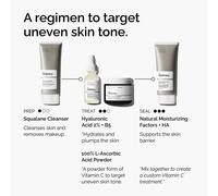 The Ordinary 100% L-Ascorbic Acid Powder, Vitamin C Treatment for Brightening & Anti-Aging, 20g