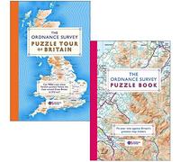 The Ordnance Survey Puzzle Book Collection 2 Books Set by Dr Gareth Moore (Puzzle Tour of Britain, The Ordnance Survey Puzzle Book)