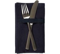 The Organic Company - Dinner Napkins 4-pack, Dark Blue - Dark Blue