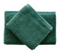 The Organic Company - Mild Towel Set 50x80 / 70x140 cm, Dark Green - Dark Green
