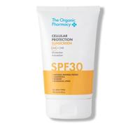 The Organic Pharmacy Cellular Protection Sunscreen SPF 30, 100ml - Broad Spectrum Protection, Moisturise, With Natural Mineral Filters, Calendula, Rosehip, Organic 18.6%, Natural 86.6%