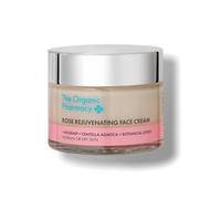 The Organic Pharmacy Rose Rejuvenating Face Cream 50ml Anti-Ageing | smooths wrinkles, boosts firmness, light texture, for oily and dehydrated skin, sensitive skin safe, am and pm, vegan