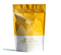 The Organic Protein Co. - Banana & Lucuma Organic Whey Protein Powder | No Additives, Undenatured, Bioactive, UPF Free, No Emulsifiers, Grass Fed, Vegetarian, Gluten Free - 600g