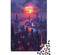 The Oriental Pearl Tower in Shanghai 1000 Piece Puzzles for Adults Challenging And Brainteasing Puzzles for Adult Children 1000pcs (38x26cm)