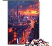 The Oriental Pearl Tower in Shanghai Adult Jigsaws 2000 Pieces Difficult, Toys Educational Games Stress Relieving Unique Birthday And Gifts (70x100cm)