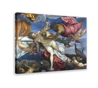 The Origin of The Milky Way by Jacopo Tintoretto Posters Prints Canvas Deco Paintings Wall Art Frame 24"L X 36"W