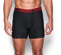 The Original 6'' Men's Boxer Jock, Black / Red (001), X-Large