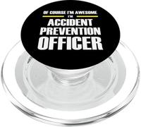 The Original Awesome Accident Prevention Officer PopSockets PopGrip for MagSafe