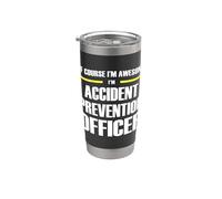 The Original Awesome Accident Prevention Officer Stainless Steel Insulated Tumbler
