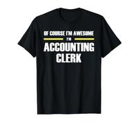 The Original Awesome Accounting Clerk Value Graphic T-Shirt, Men, Black, XL