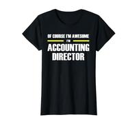 The Original Awesome Accounting Director Value Graphic T-Shirt, Women, Black, XS