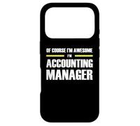 The Original Awesome Accounting Manager Case for iPhone 17 Pro