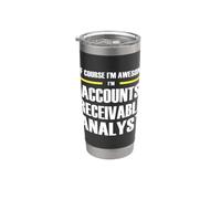 The Original Awesome Accounts Receivable Analyst Stainless Steel Insulated Tumbler