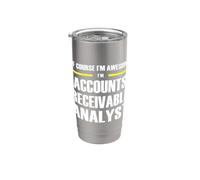 The Original Awesome Accounts Receivable Analyst Stainless Steel Insulated Tumbler