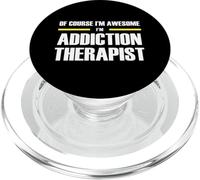 The Original Awesome Addiction Therapist PopSockets PopGrip for MagSafe