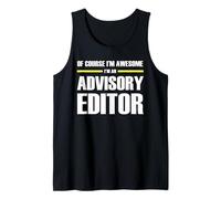 The Original Awesome Advisory Editor Tank Top
