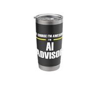 The Original Awesome AI Advisor Stainless Steel Insulated Tumbler