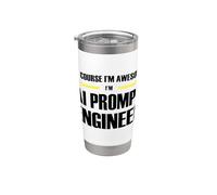 The Original Awesome AI Prompt Engineer Stainless Steel Insulated Tumbler