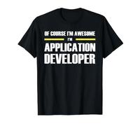 The Original Awesome Application Developer Value Graphic T-Shirt, Men, Black, XL