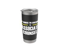 The Original Awesome Associate Counsel Stainless Steel Insulated Tumbler