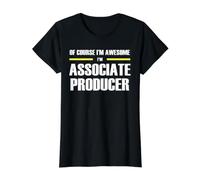The Original Awesome Associate Producer Value Graphic T-Shirt, Women, Black, S