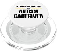 The Original Awesome Autism Caregiver PopSockets PopGrip for MagSafe