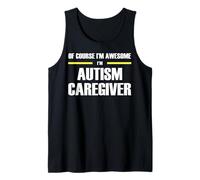 The Original Awesome Autism Caregiver Tank Top
