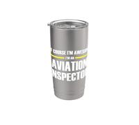 The Original Awesome Aviation Inspector Stainless Steel Insulated Tumbler