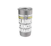 The Original Awesome Bladder Cancer Warrior Stainless Steel Insulated Tumbler