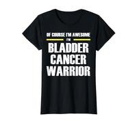 The Original Awesome Bladder Cancer Warrior Value Graphic T-Shirt, Women, Black, M