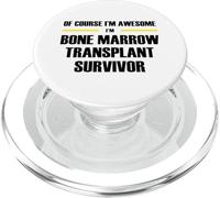 The Original Awesome Bone Marrow Transplant Survivor PopSockets PopGrip for MagSafe