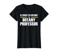 The Original Awesome Botany Professor Value Graphic T-Shirt, Women, Black, M