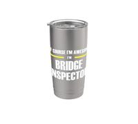The Original Awesome Bridge Inspector Stainless Steel Insulated Tumbler
