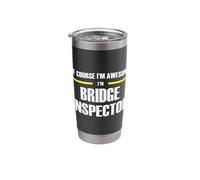 The Original Awesome Bridge Inspector Stainless Steel Insulated Tumbler