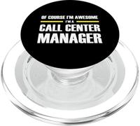 The Original Awesome Call Center Manager PopSockets PopGrip for MagSafe