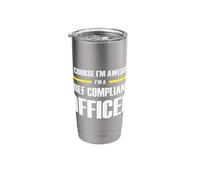 The Original Awesome Chief Compliance Officer Stainless Steel Insulated Tumbler