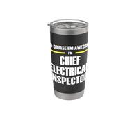 The Original Awesome Chief Electrical Inspector Stainless Steel Insulated Tumbler