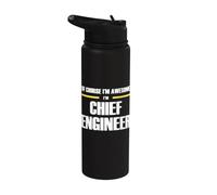 The Original Awesome Chief Engineer Stainless Steel Insulated Water Bottle