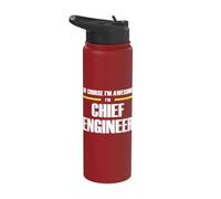 The Original Awesome Chief Engineer Stainless Steel Insulated Water Bottle